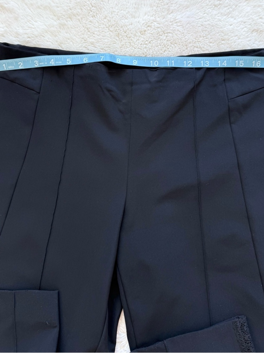 Escada women pants with laces details size 40 or 10 US Authentic - Picture 7 of 8